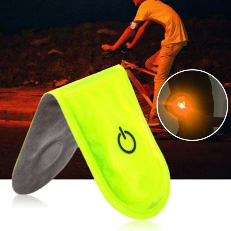 Reflective Night Running Shoes - 1 adet açık spor LED emniyet