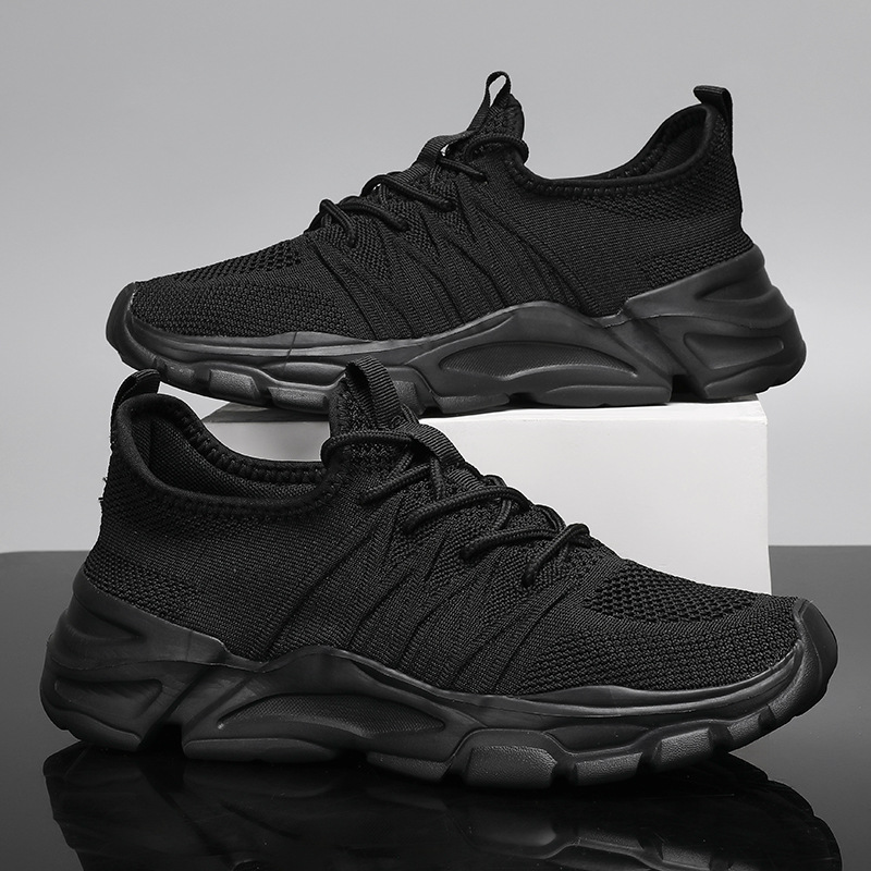 Shock Absorbing Gym Trainers - Erkekler moda spor ayakkabılar hafif örgü