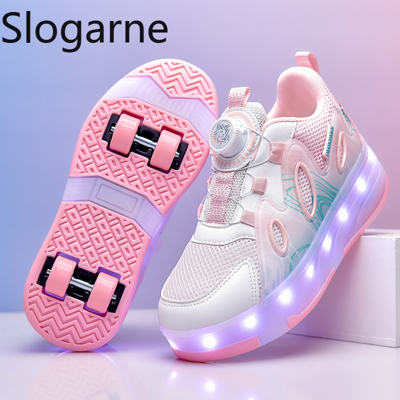 Sneakers - 2026 Yeni File Tekerlekli Paten Ayakkabıları