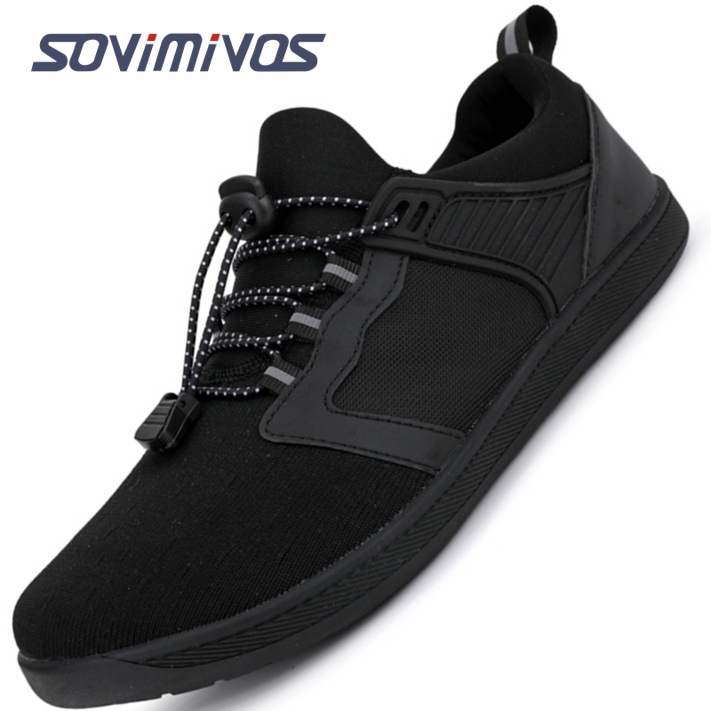 Wide Toe Box Running Sneakers - Erkek yalınayak ayakkabı sıfır damla Minimalist