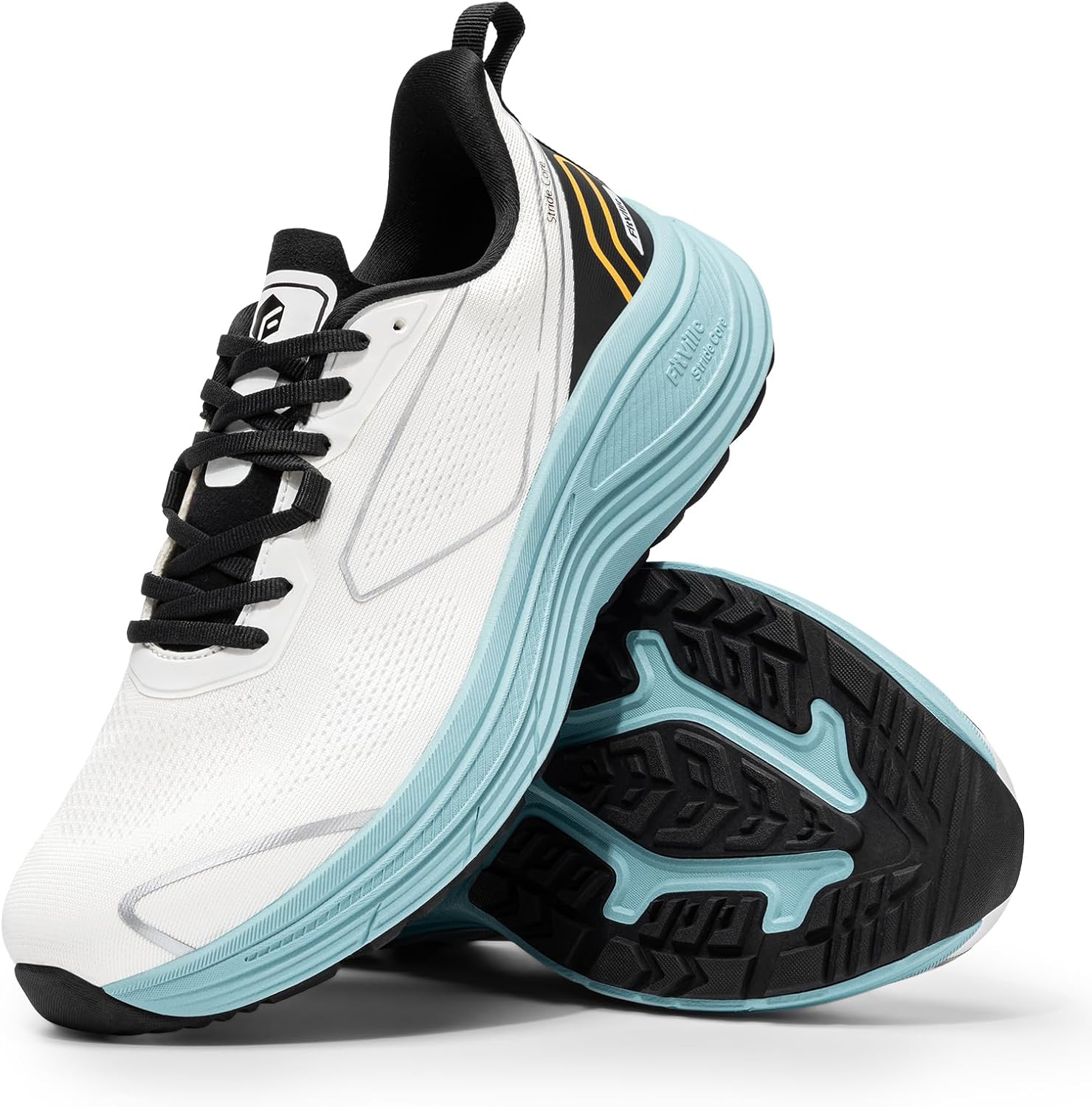 Lightweight Road Running Shoes - FitVille Erkek Geniş Kalıp Yol Koşusu