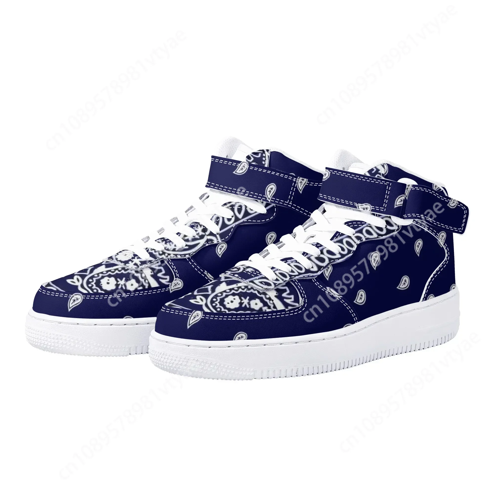 Breathable Mesh Athletic Shoes - Yeni Gelenler Bandana Baskı Erkek Basketbol