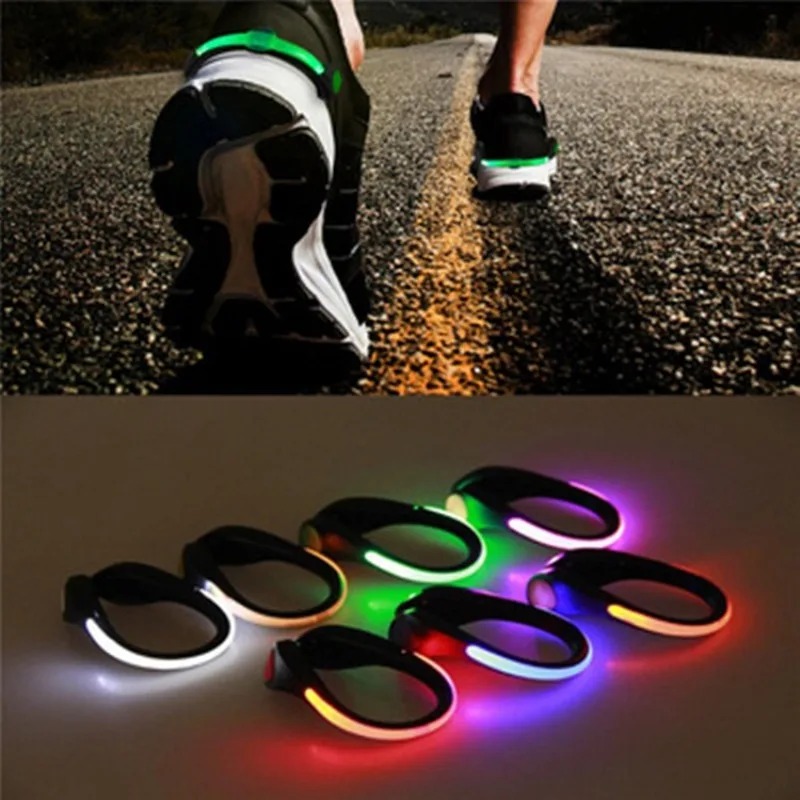 Reflective Night Running Shoes - 2024 Aydınlık Ayakkabı Klipsi Işık Açık