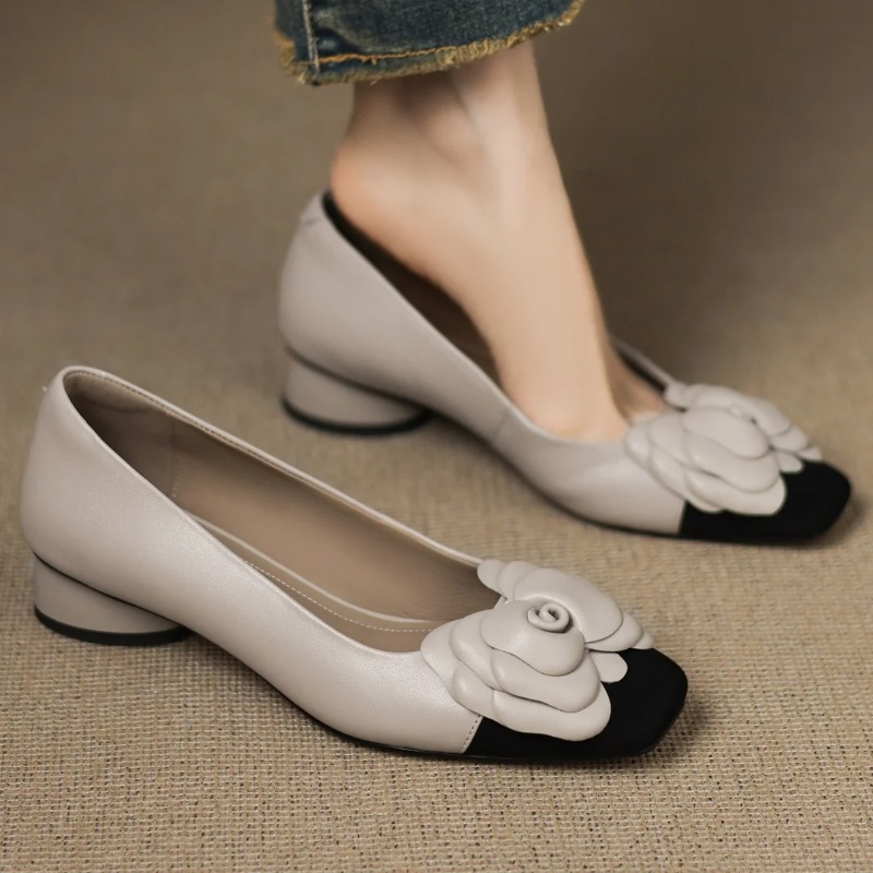 Heels - Büyük beden 34-41 kadın koyun derisi