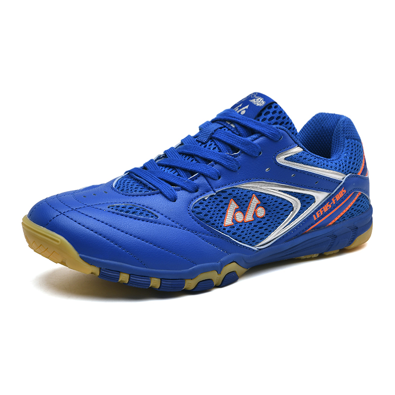Shock Absorbing Gym Trainers - Erkek Kadın Spor Badminton Ayakkabıları Mavi