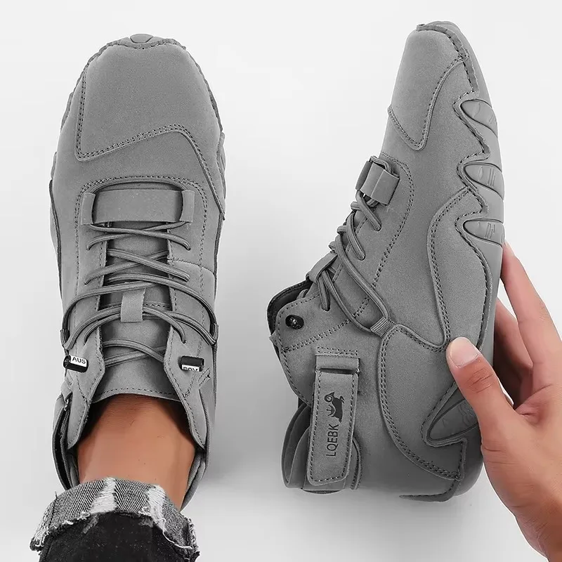 Waterproof Goretex Running Shoes - Erkek Yeni Deri Tasarım Ayakkabı Hafif