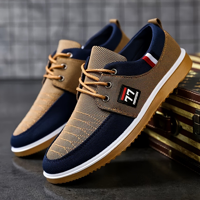 Yeni Moda Trend Erkek Ayakkabı - Knit Fabric Lace Up Sneakers incelemesi ve fiyatı