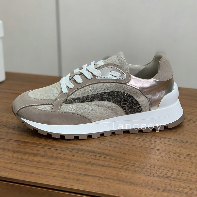 Spor ayakkabı kadın bağcıklı d - Knit Fabric Lace Up Sneakers incelemesi ve fiyatı