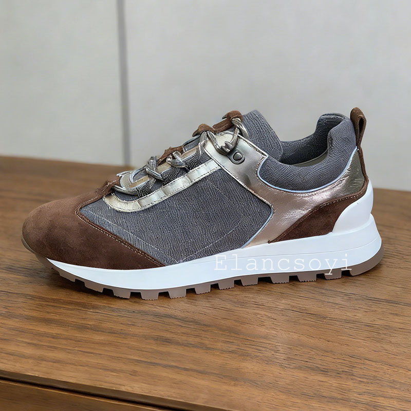 Spor ayakkabı kadın bağcıklı d - Knit Fabric Lace Up Sneakers incelemesi ve fiyatı
