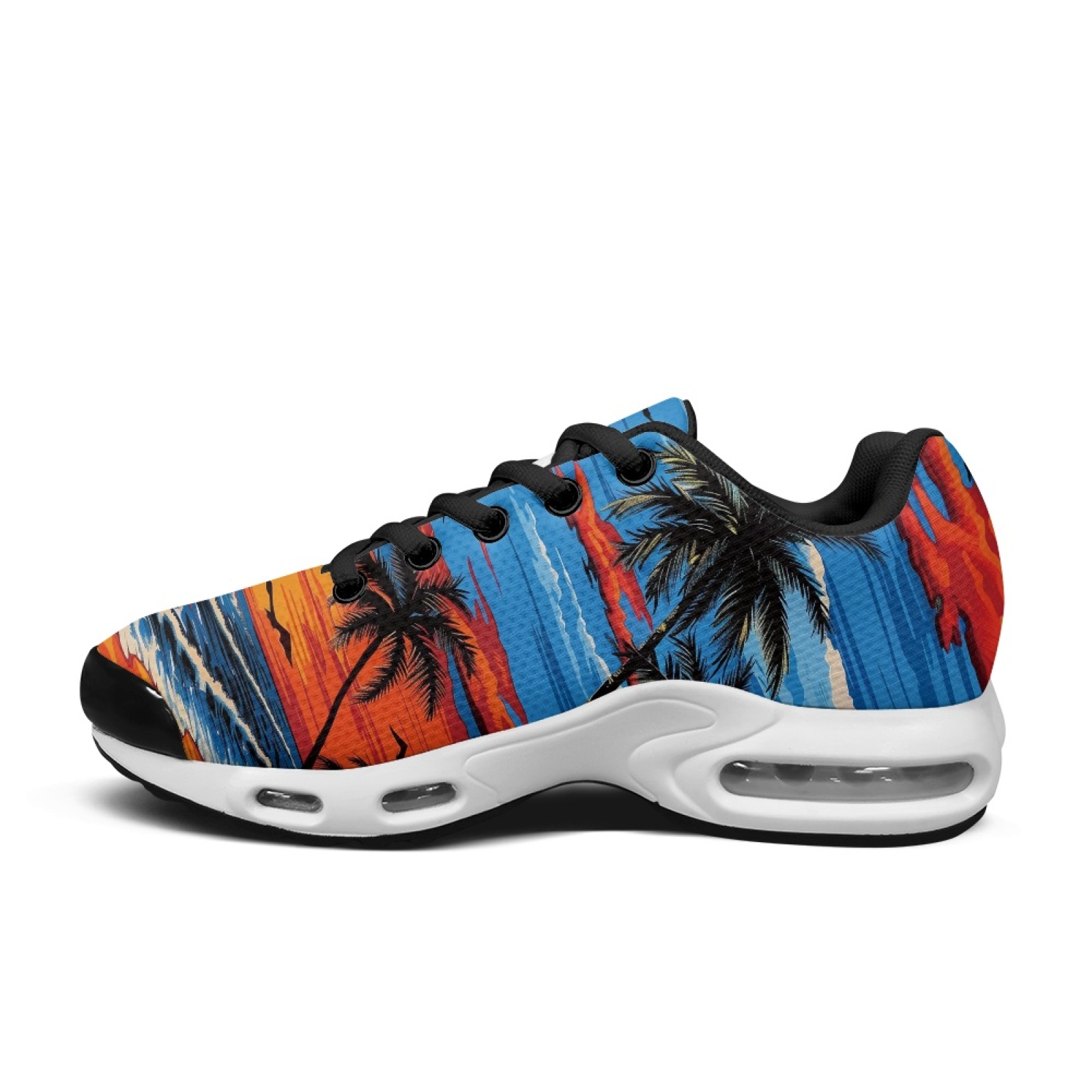 PENSTROLL Sunset Palm Trees Şı - Air Cushion Jogger Shoes Men incelemesi ve fiyatı