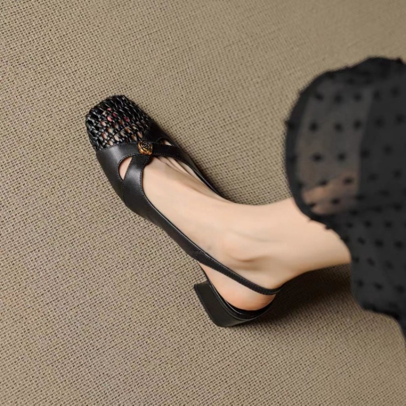 Kadın Fransız tarzı kapalı bur - Sandals incelemesi ve fiyatı