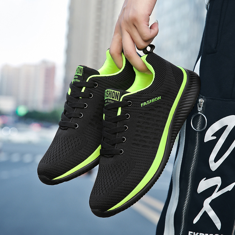 YRZL spor ayakkabı erkek ayakk - Knit Fabric Lace Up Sneakers incelemesi ve fiyatı