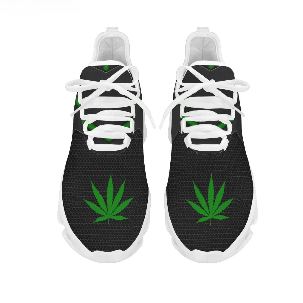 Yeşil ot yaprakları baskı kadı - Breathable Mesh Athletic Shoes incelemesi ve fiyatı