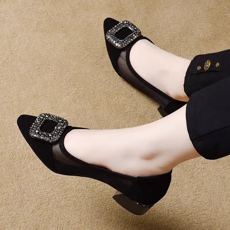 Zarif Sivri Burunlu Fileli Blo - Women'S Shoes incelemesi ve fiyatı