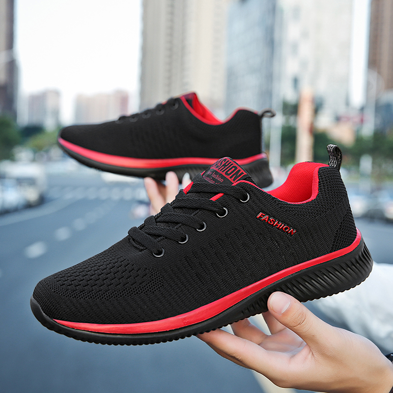 YRZL spor ayakkabı erkek ayakk - Knit Fabric Lace Up Sneakers incelemesi ve fiyatı